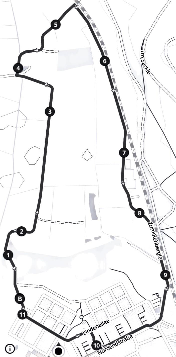 Yoga Trail Route Karte